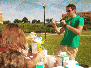 Children's Science Investigation at Lock 3