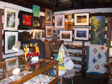 logcabin1 Log Cabin Gallery "River Impressions" Show